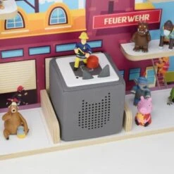 Stadtecken Regal Für Musikbox "Feuerwehr", Groß - Geeignet Für Toniebox -Mytoys Home Store 20559617 05