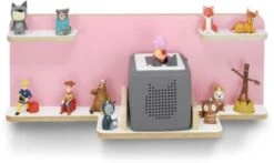 Stadtecken Regal Für Musikbox "rosa", Boden: Schmal - Geeignet Für Toniebox