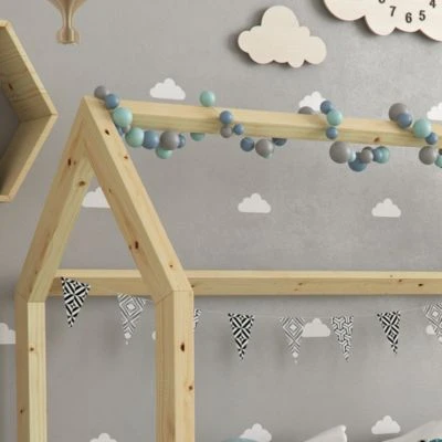 VitaliSpa Kinderhaus Wiki 70x140 Cm Mit Zaun Natur 7 VitaliSpa Kinderhaus Wiki 70x140 Cm Mit Zaun Natur – Bild 5