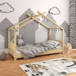 VitaliSpa Kinderbett Design 80x160 Naturholz Mit Matratze 11 VitaliSpa Kinderbett Design 80x160 Naturholz Mit Matratze -Mytoys Home Store 20850675 04