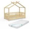 VitaliSpa Kinderbett Design 70x140 Naturholz Mit Matratze -Mytoys Home Store 20850683 01