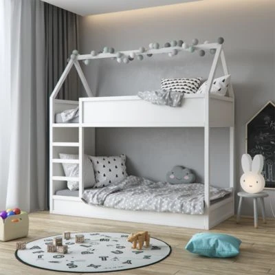 Vicco Kinder Doppelstockbett Massimo Weiß 6 Vicco Kinder Doppelstockbett Massimo Weiß – Bild 4