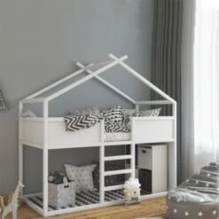 VitaliSpa Kinderhochbett Merlin Erle Weiß Mit Matratze -Mytoys Home Store 20850735 04