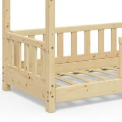 VitaliSpa Kinderbett Design 70x140 Naturholz 13 VitaliSpa Kinderbett Design 70x140 Naturholz -Mytoys Home Store 20850739 06