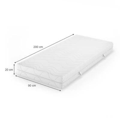 VitaliSpa Matratze Calma Comfort Plus Premium Kaltschaum 7 Zonen 20cm Schaumkern 90x200cm H2 5 VitaliSpa Matratze Calma Comfort Plus Premium Kaltschaum 7 Zonen 20cm Schaumkern 90x200cm H2 – Bild 3