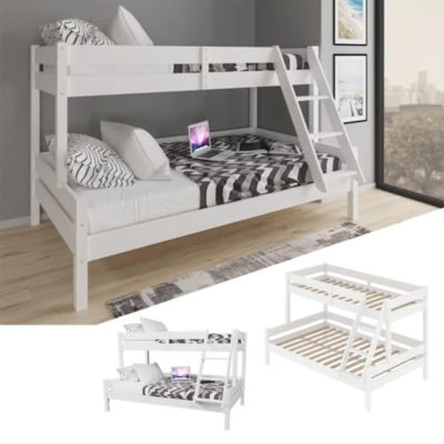 VitaliSpa Hochbett Everest Weiß 4 VitaliSpa Hochbett Everest Weiß – Bild 2