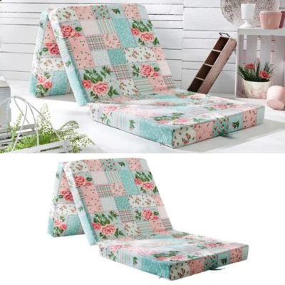 VitaliSpa Faltmatratze 190x70x10cm Patchwork 4 VitaliSpa Faltmatratze 190x70x10cm Patchwork – Bild 2