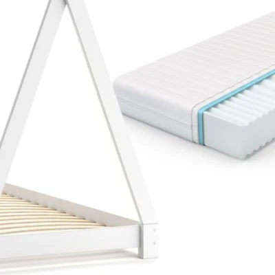 VitaliSpa Kinderbett TIPI 90 X 200 Cm Weiß Mit Matratze 8 VitaliSpa Kinderbett TIPI 90 X 200 Cm Weiß Mit Matratze – Bild 6