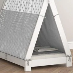 VitaliSpa Kinderbett Hausbett Tipi + Überwurf 70x140cm Indianerzelt Indianerbett -Mytoys Home Store 20850844 05