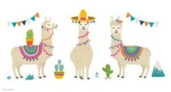 Coveryourdesk Schreibtischunterlage Schreibtischunterlage Schreibunterlage Aus Premium Vinyl - Für Kinder - Alpaka - 75 X 40 Cm