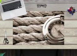 Coveryourdesk Schreibtischunterlage Schreibtischunterlage Schreibunterlage Aus Premium Vinyl - Schifffahrts-Kompass - 60 X 40 Cm -Mytoys Home Store 20912322 02