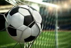 Coveryourdesk Schreibtischunterlage Schreibtischunterlage Schreibunterlage Aus Premium Vinyl - Für Kinder - Fussball Im Tor - 60 X 40 Cm