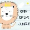 Coveryourdesk Schreibtischunterlage Schreibtischunterlage Schreibunterlage Aus Premium Vinyl - Für Kinder - King Of The Jungle - 60 X 40 Cm