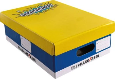 Schulbox/Schulkarton Winner, Faltbar, 100% Aus Recyceltem Papier, 31 X 22 X 9,5 Cm 3 Schulbox/Schulkarton Winner, Faltbar, 100% Aus Recyceltem Papier, 31 X 22 X 9,5 Cm