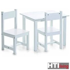 HTI-Living Kinder-Sitzgarnitur 3-teilig Weiß Mit Dekorstickern -Mytoys Home Store 21110827 02