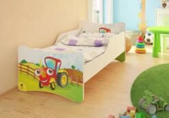 Best For Kids Kinderbett Ohne Matratze Mit Rausfallschutz Traktor
