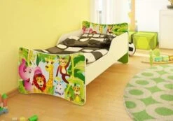 Best For Kids Kinderbett Mit Matratze Und Rausfallschutz Animals