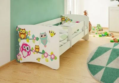 Best For Kids Kinderbett Mit Matratze Und Rausfallschutz Eulen 3 Best For Kids Kinderbett Mit Matratze Und Rausfallschutz Eulen