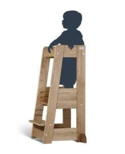 Tissi ® Lernturm, Entdeckertum Mitwachsend Eiche Massiv