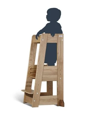 Tissi ® Lernturm, Entdeckertum Mitwachsend Eiche Massiv 3 Tissi ® Lernturm, Entdeckertum Mitwachsend Eiche Massiv