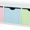 KidKraft Nantucket Storage Bench - Pastel