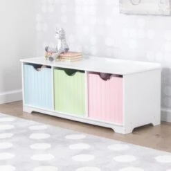 KidKraft Nantucket Storage Bench - Pastel 10 KidKraft Nantucket Storage Bench - Pastel -Mytoys Home Store 2146253 03
