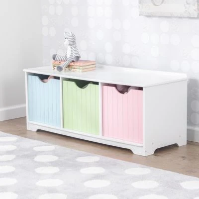 KidKraft Nantucket Storage Bench - Pastel 5 KidKraft Nantucket Storage Bench - Pastel – Bild 3