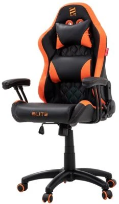 ELITE Gaming Stuhl PULSE - Ergonomischer Kinder Luxus Gaming Stuhl - 4D Armlehnen - Bürostuhl Bis 120 Kg
