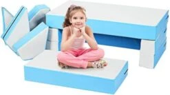 COSTWAY® Schaumstoffbausteine 4 In 1 Spielsofa