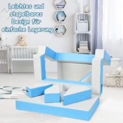COSTWAY® Schaumstoffbausteine 4 In 1 Spielsofa -Mytoys Home Store 21652732 04