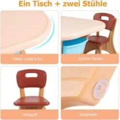 COSTWAY® Kindersitzgruppe 3tlg. Bis Zu 80 Kg -Mytoys Home Store 21652912 03
