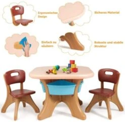 COSTWAY® Kindersitzgruppe 3tlg. Bis Zu 80 Kg -Mytoys Home Store 21652912 05