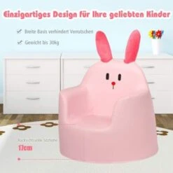 COSTWAY® Babysessel Mit Armlehnen Kaninchenform -Mytoys Home Store 21653431 04