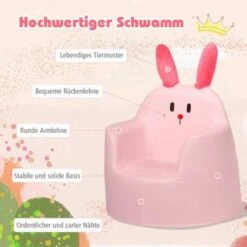 COSTWAY® Babysessel Mit Armlehnen Kaninchenform -Mytoys Home Store 21653431 05
