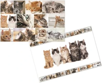 HERMA 193798 Schreibtischunterlage Softtouch Katzen 3 HERMA 193798 Schreibtischunterlage Softtouch Katzen