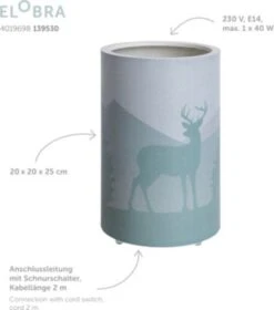 Elobra Tischleuchte Scandi LED, Wald 9 Elobra Tischleuchte Scandi LED, Wald -Mytoys Home Store 21831869 04