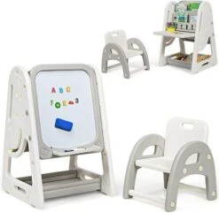 COSTWAY® Kindersitzgruppe 2 In 1