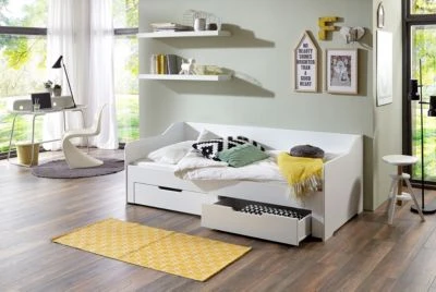 Relita Kojenbett ANNA 90/180 X 200 Cm, Spanplatte - MDF Weiß 4 Relita Kojenbett ANNA 90/180 X 200 Cm, Spanplatte - MDF Weiß – Bild 2