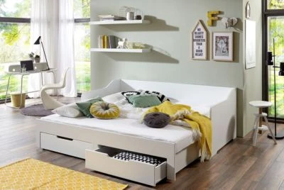 Relita Kojenbett ANNA 90/180 X 200 Cm, Spanplatte - MDF Weiß 6 Relita Kojenbett ANNA 90/180 X 200 Cm, Spanplatte - MDF Weiß – Bild 4