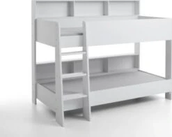 Relita Etagenbett SWAY 90 X 200 Cm Mit Bodenplatte, Spanplatte Dekor Weiß