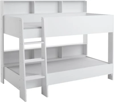 Relita Etagenbett SWAY 90 X 200 Cm Mit Bodenplatte, Spanplatte Dekor Weiß 8 Relita Etagenbett SWAY 90 X 200 Cm Mit Bodenplatte, Spanplatte Dekor Weiß – Bild 6