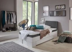 Relita Futonbett SANDRO 90 X 200 Cm Inkl. Rolllattenrost Und Matratze