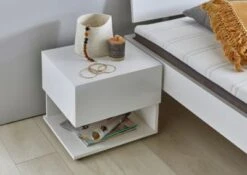 Relita Nachtkommode LIAN Spanplatte, Weiß