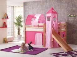 Relita Spielbett ELIYAS Mit Rutsche, Buche Massiv, Natur Lackiert, 90 X 200 Cm -Mytoys Home Store 2270078 06