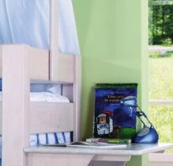 Relita Spielbett LEO Mit Rutsche, Buche Massiv, Weiß Wash, 90 X 200 Cm -Mytoys Home Store 2270083 04