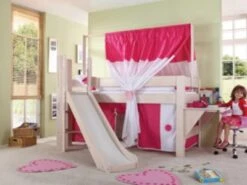 Relita Spielbett LEO Mit Rutsche, Buche Massiv, Weiß Wash, 90 X 200 Cm -Mytoys Home Store 2270083 05