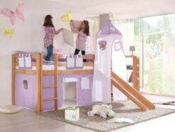 Relita Spielbett ALEX Mit Rutsche & Turm, Buche Massiv, Natur, 90 X 200 Cm -Mytoys Home Store 2270088 05