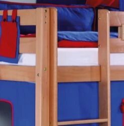 Relita Spielbett ALEX Mit Rutsche & Turm, Buche Massiv, Natur, 90 X 200 Cm -Mytoys Home Store 2270088 06