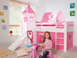 Relita Spielbett ALEX Mit Rutsche & Turm, Buche Massiv, Weiß, 90 X 200 Cm 10 Relita Spielbett ALEX Mit Rutsche & Turm, Buche Massiv, Weiß, 90 X 200 Cm -Mytoys Home Store 2270089 03