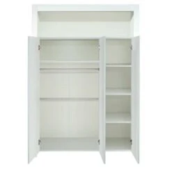 LOMADO® Kleiderschrank Kinderzimmer OLBIA-19 In Weiß, B/H/T: Ca. 130/186/54 Cm -Mytoys Home Store 22719901 05